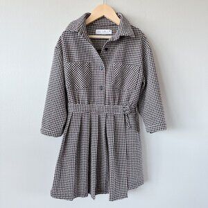 Zara Dress 6 years Collared long sleeve dress patterned